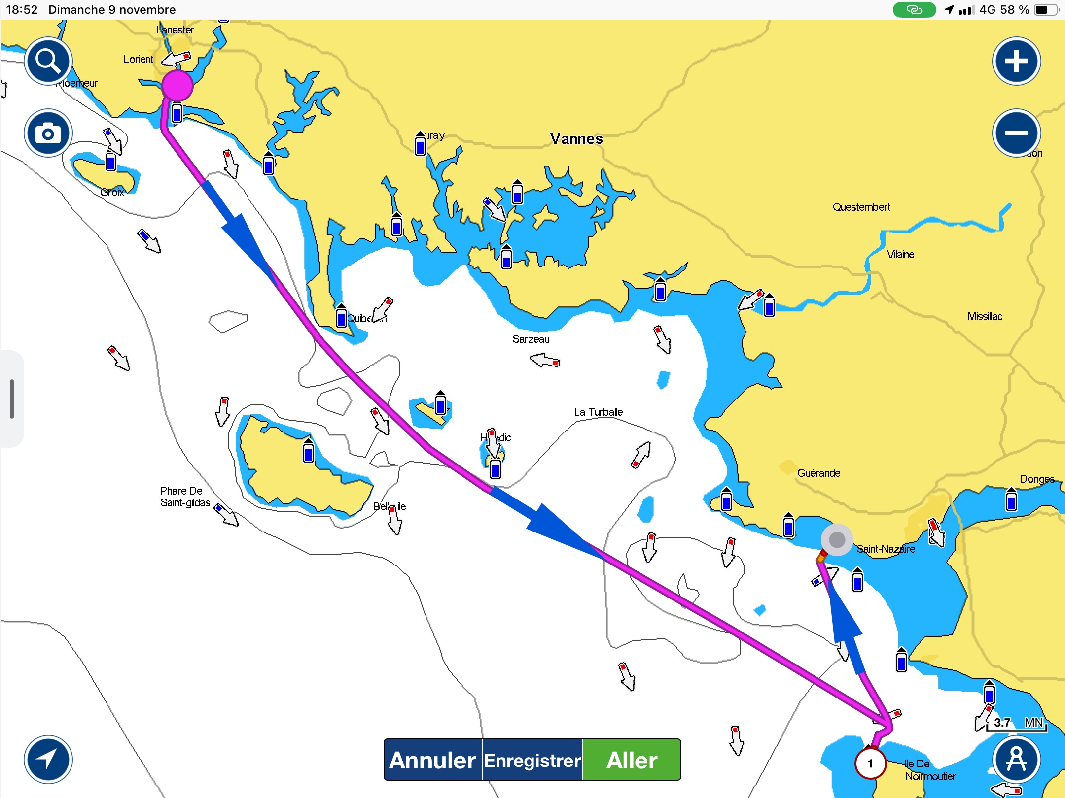 LORIENT ==> PORNICHET (4 JOURS)